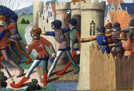 Les vigiles de Charles VII chassent les assiégeant Anglais durant le siège de Lagny